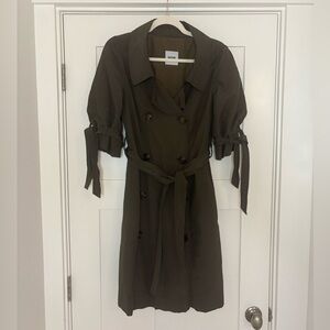 Moschino Double-Breasted Trench Coat Sz 8